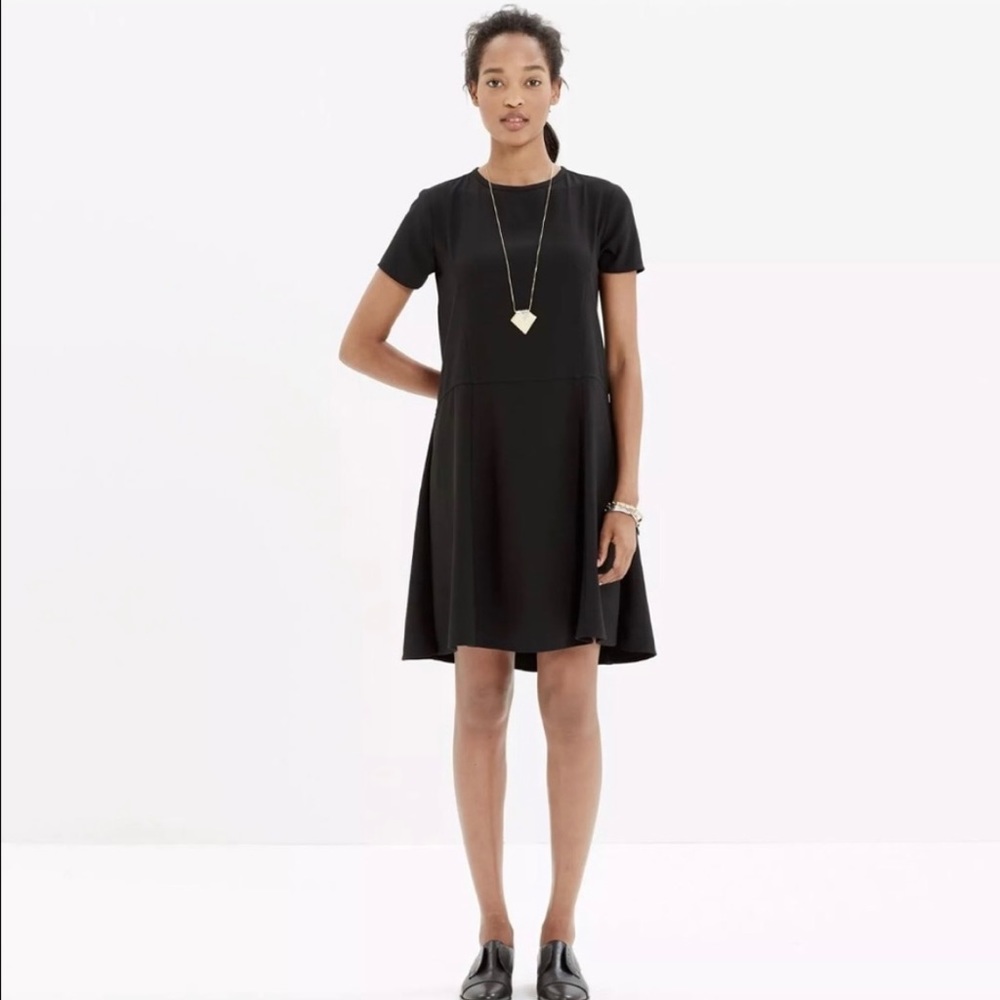 Madewell Tribune Dress black size 4 - Picture 1 of 7
